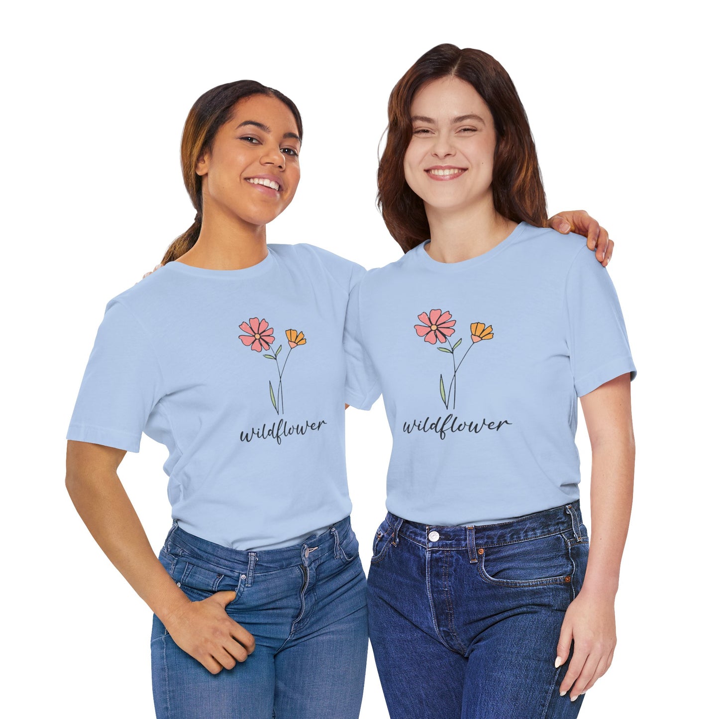 Raising Wildflowers Family Set – Customizable Matching T-Shirts for Mom & Kids