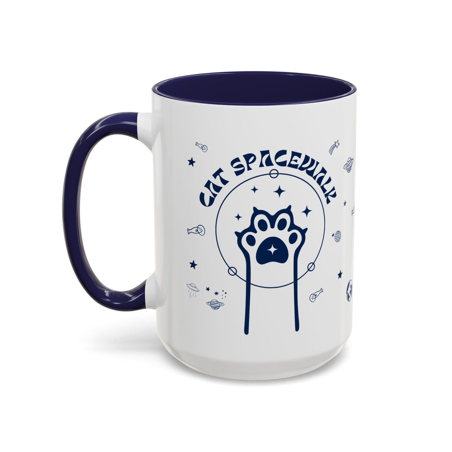 Cosmic Cat Spacewalk Coffee Mug - 11oz & 15oz