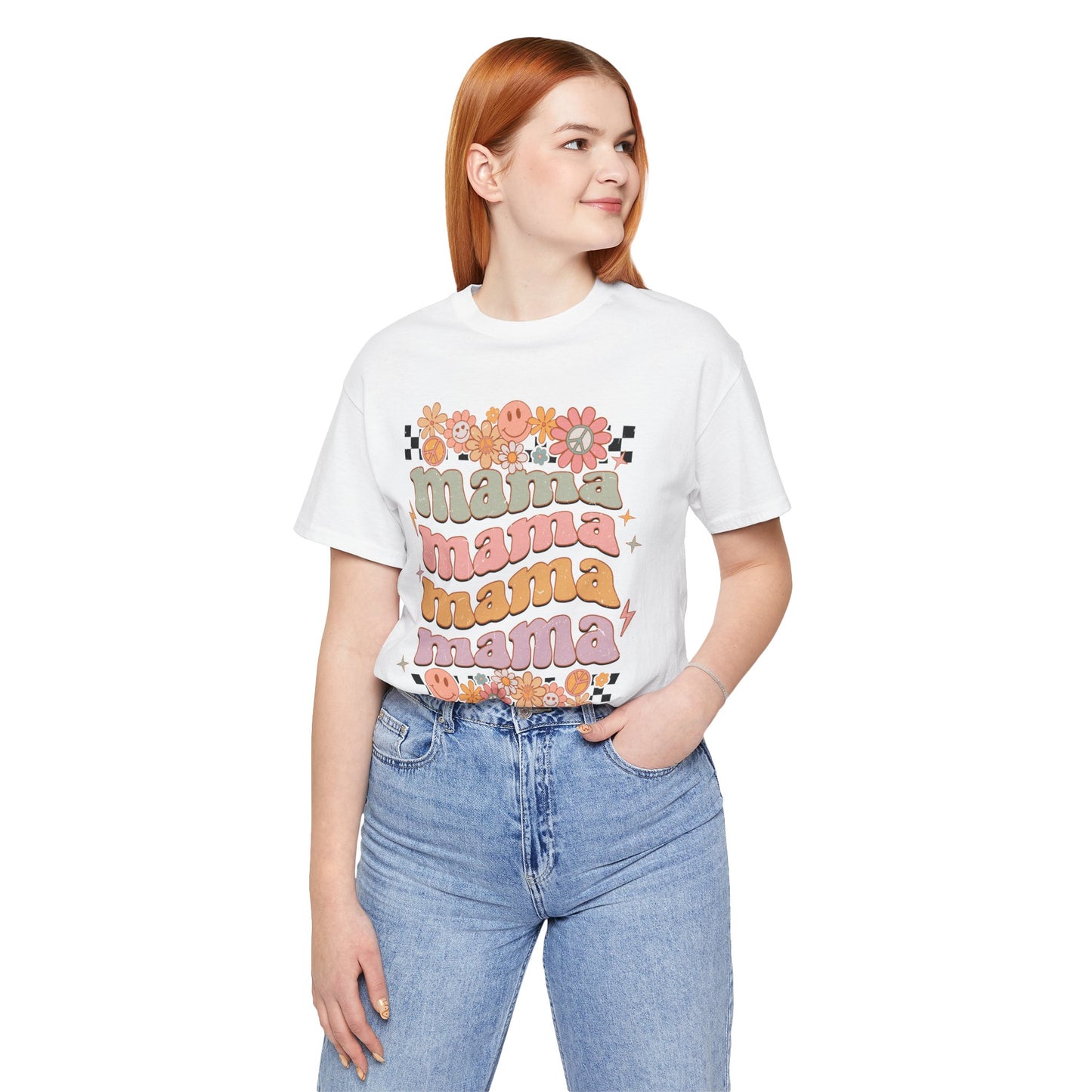 Retro Mama T-Shirt – Colorful Graphic Tee for Stylish Moms | A Cool Gift from a Stylish Grown-Up