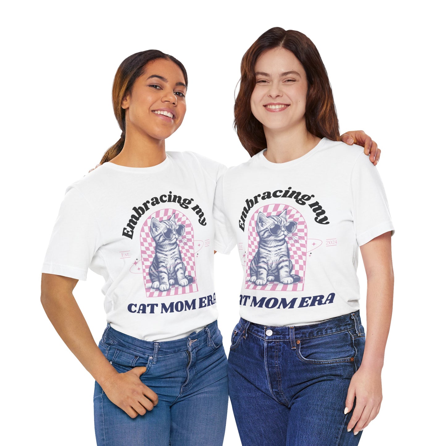 Fully in My Cat Mom Era – Custom Year T-Shirt