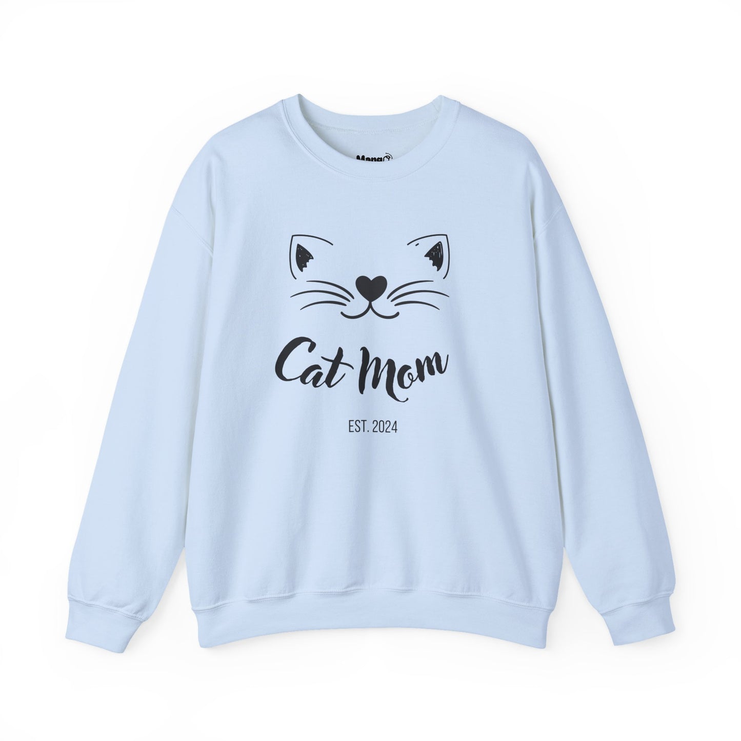 Personalized Cat Mom Sweatshirt | Est. (Date) | Cozy & Customizable Gift for Cat Lovers