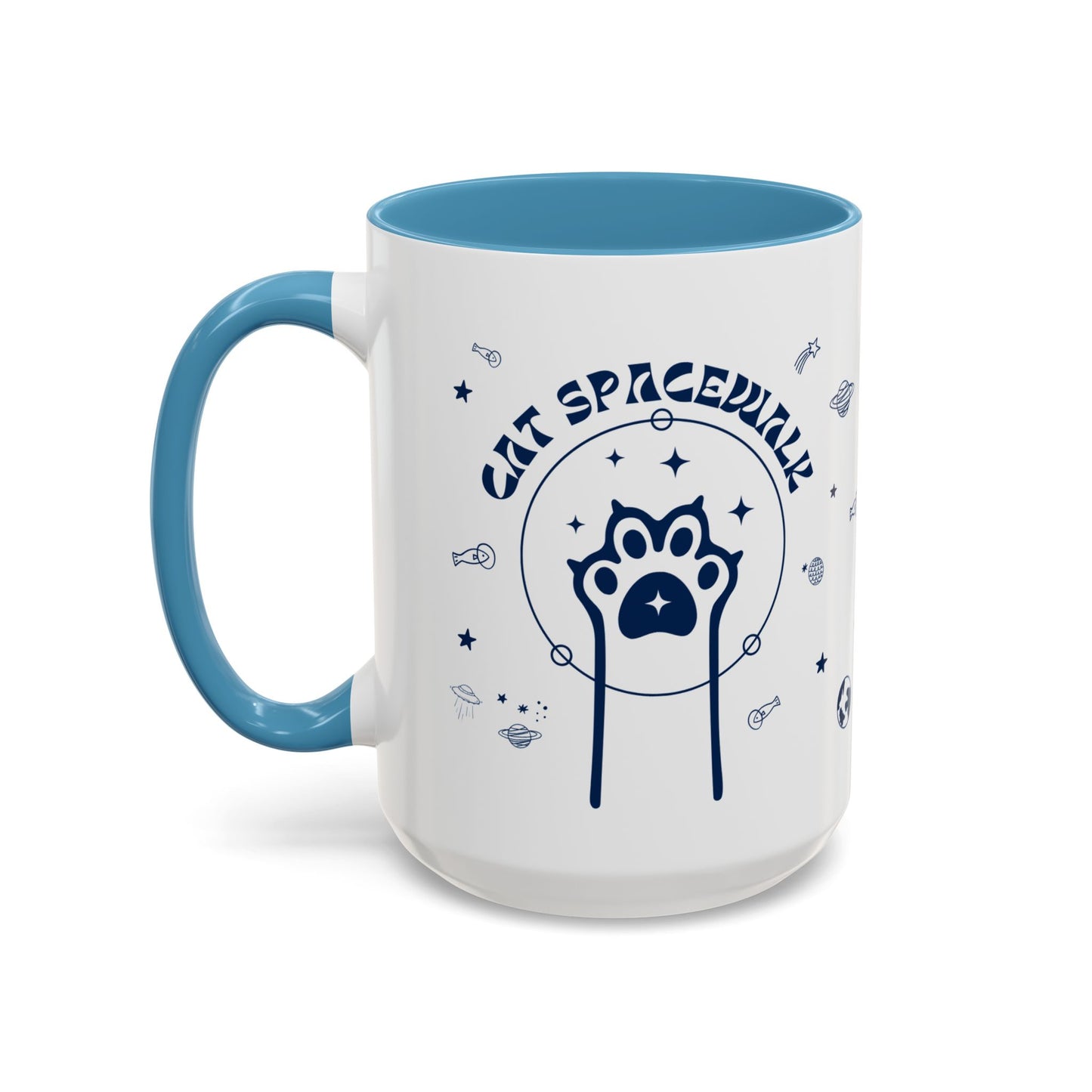 Cosmic Cat Spacewalk Coffee Mug - 11oz & 15oz