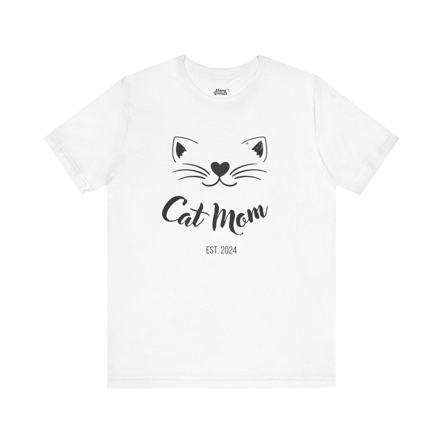 Customizable Cat Mom T-shirt – Gift for Stylish Cat Owners