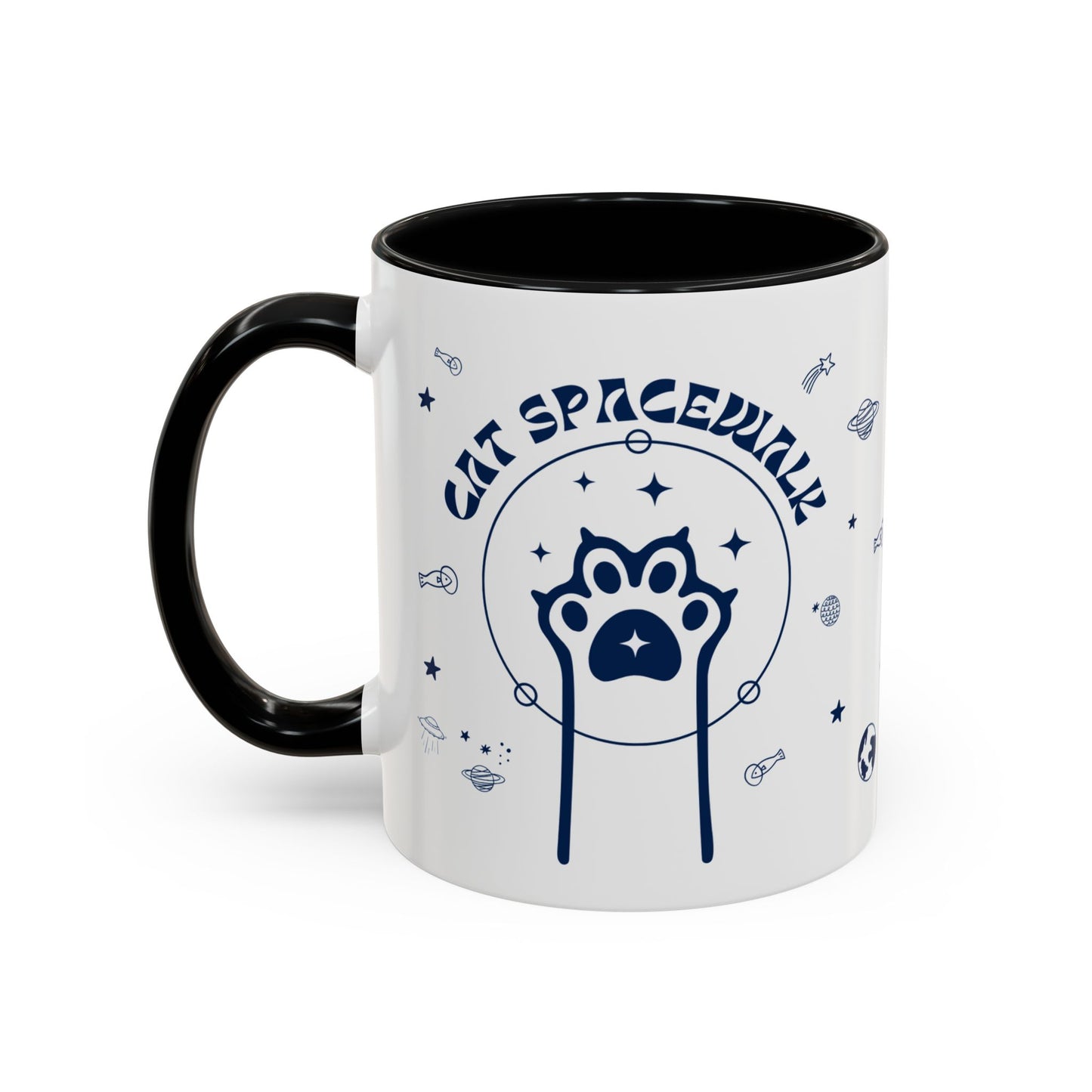 Cosmic Cat Spacewalk Coffee Mug - 11oz & 15oz
