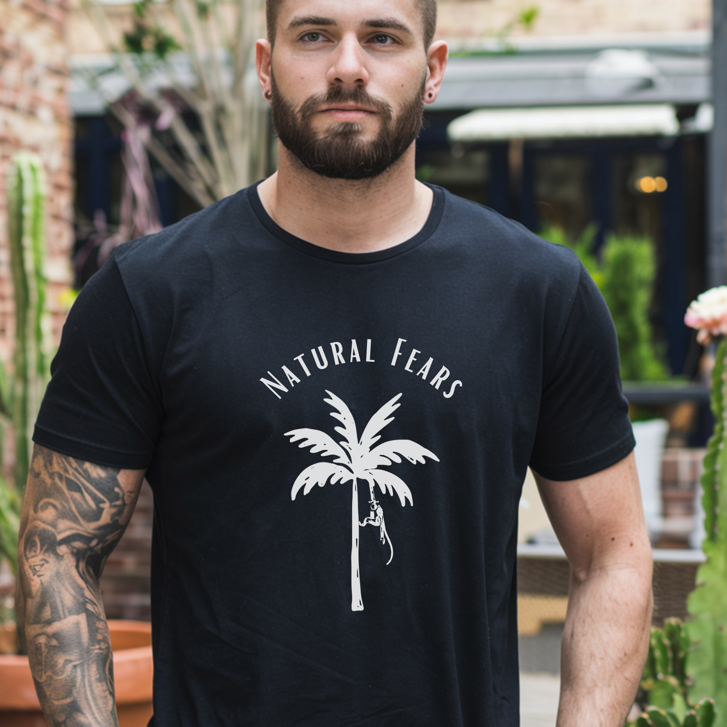 Minimalist “Natural Fears” T-Shirt – Authentic Gift for Anxious Millennials