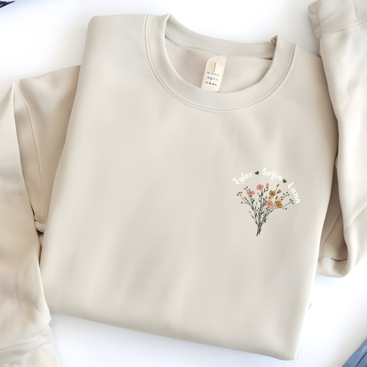 #1 Mom Sporty Sweatshirt – Personalized Sporty Sweatshirt for Mom