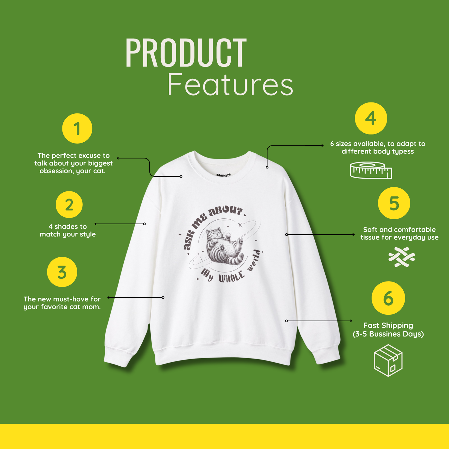 Cat lover Sweatshirt – Celebrate Your Feline Obsession with Style