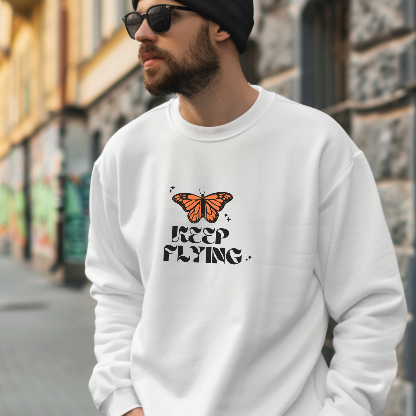 For the In-Between Days – The “Keep Flying” Sweatshirt