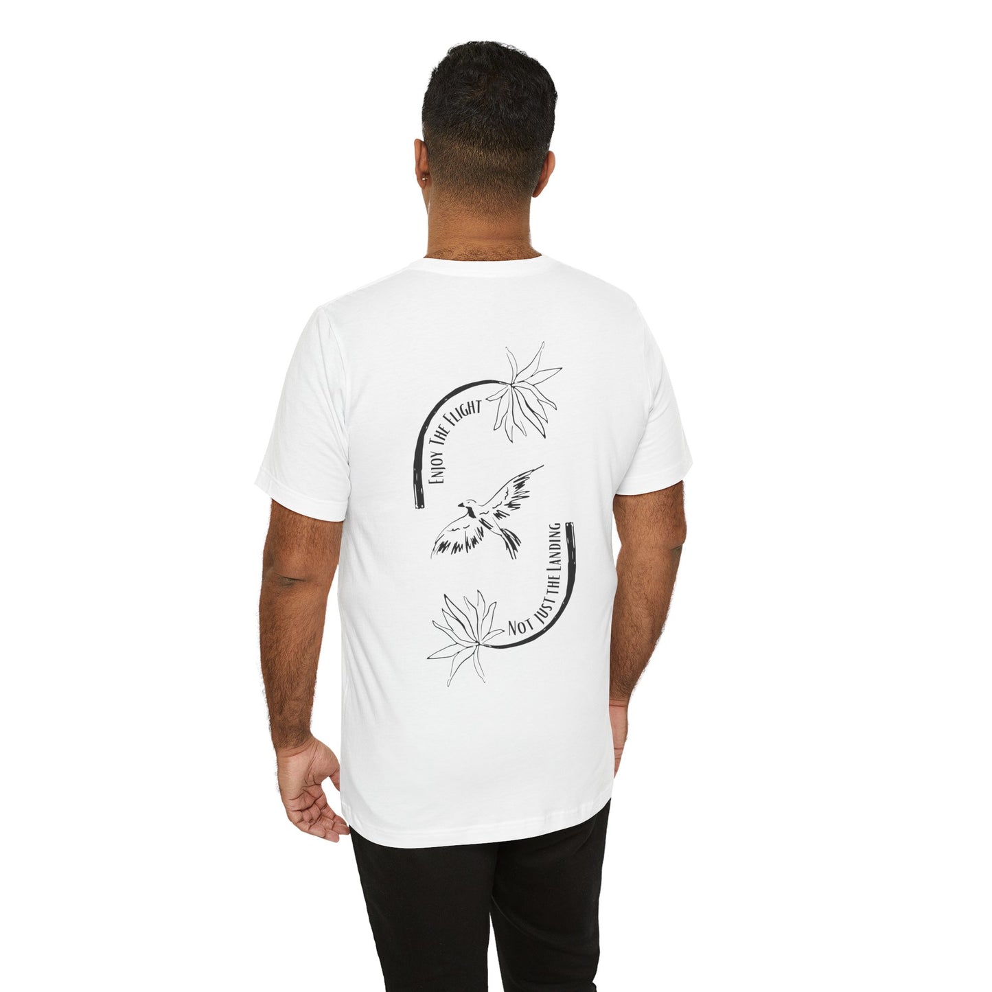 “Enjoy the Flight” Inspirational T-Shirt – Positive Quote Shirt for Personal Growth
