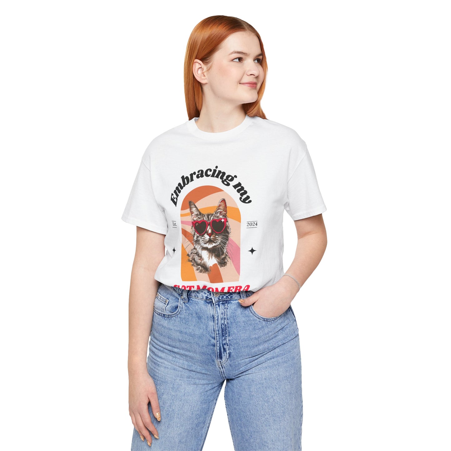 In My Cat Mom Era - Retro Style Personalized T-Shirt