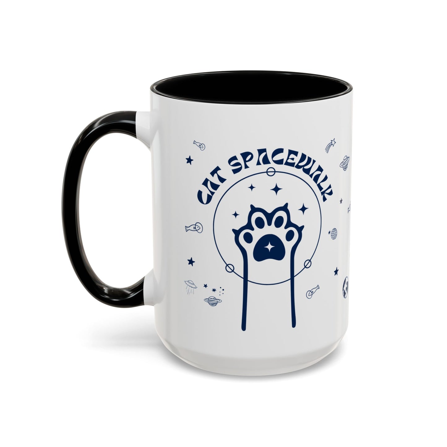 Cosmic Cat Spacewalk Coffee Mug - 11oz & 15oz