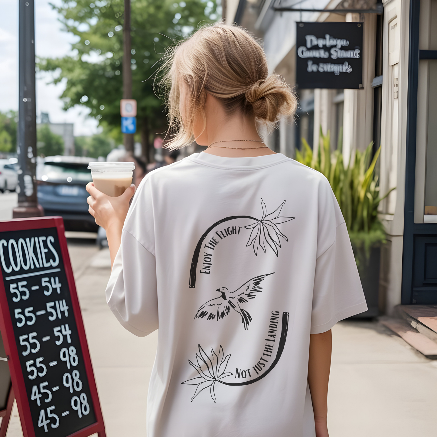 “Enjoy the Flight” Inspirational T-Shirt – Positive Quote Shirt for Personal Growth