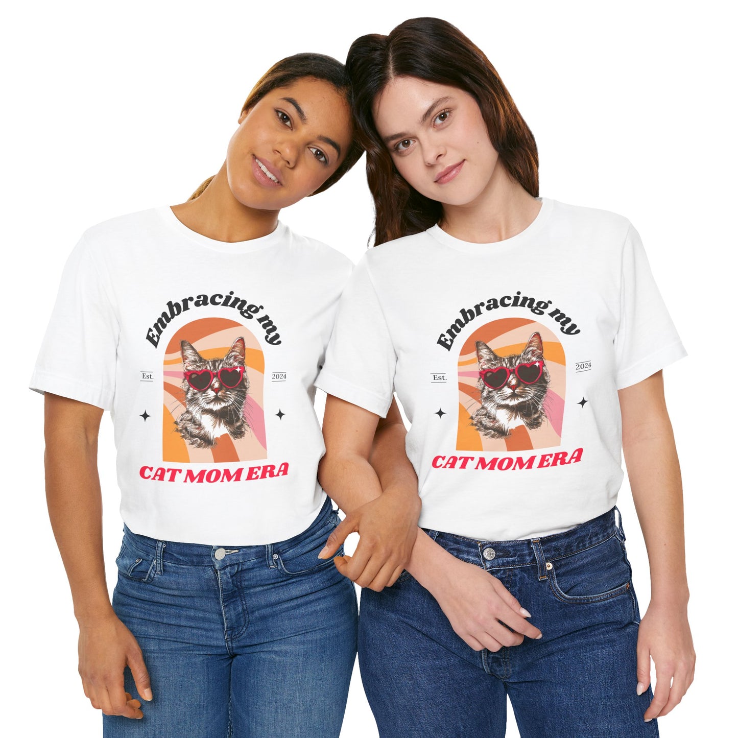 In My Cat Mom Era - Retro Style Personalized T-Shirt
