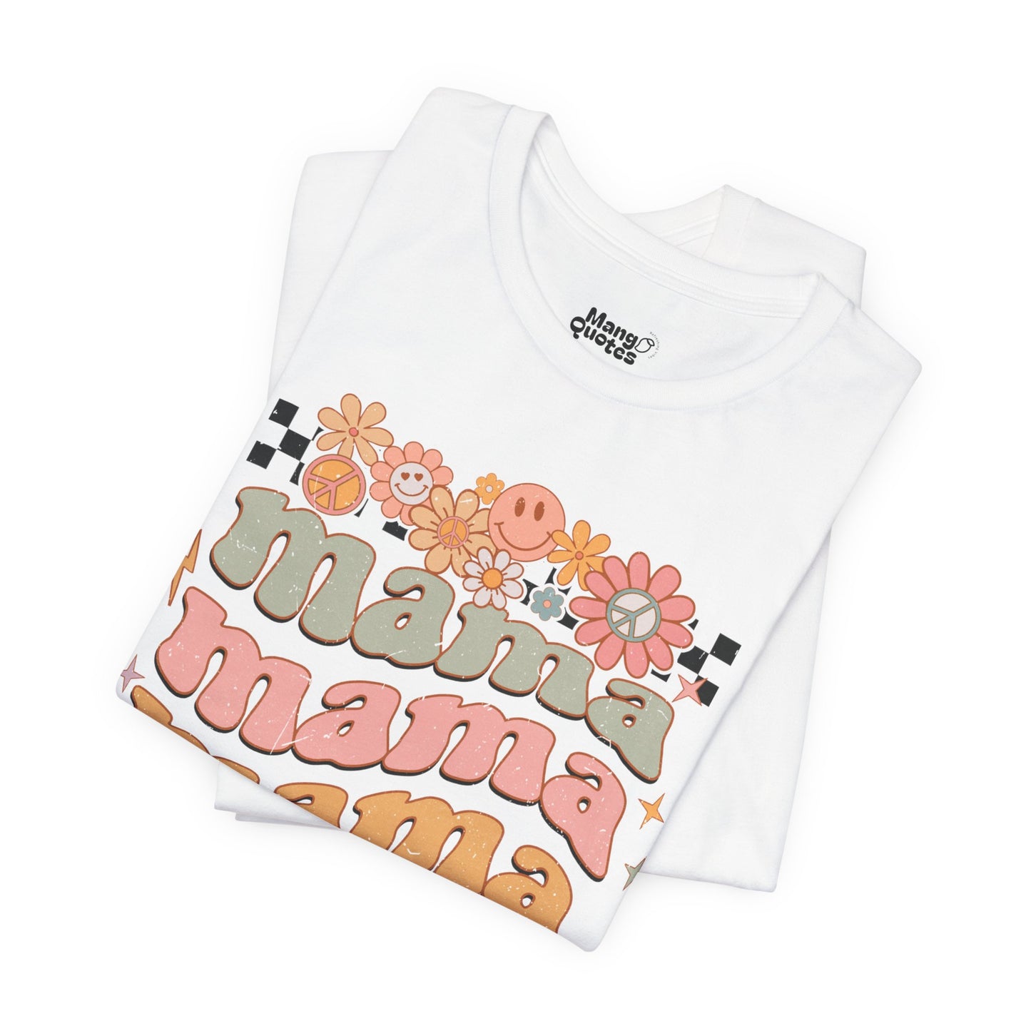 Retro Mama T-Shirt – Colorful Graphic Tee for Stylish Moms | A Cool Gift from a Stylish Grown-Up
