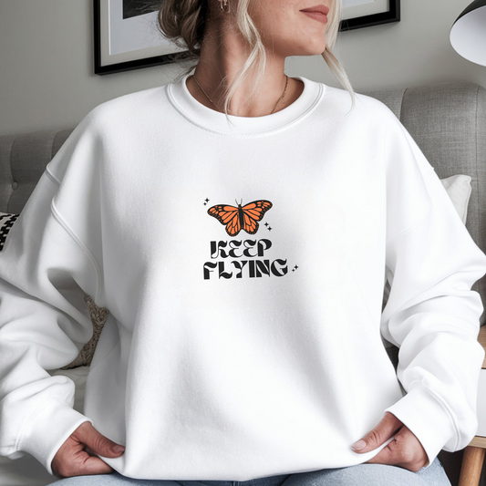 For the In-Between Days – The “Keep Flying” Sweatshirt