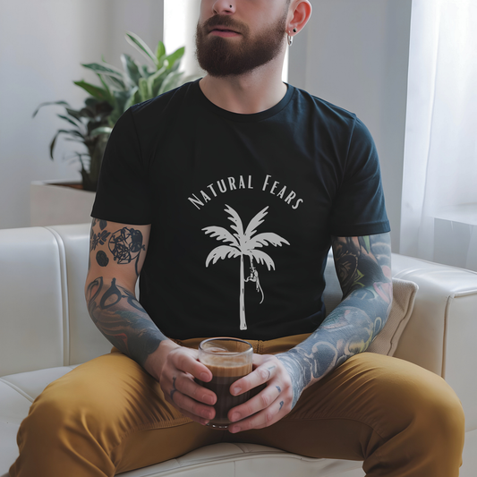 Minimalist “Natural Fears” T-Shirt – Authentic Gift for Anxious Millennials