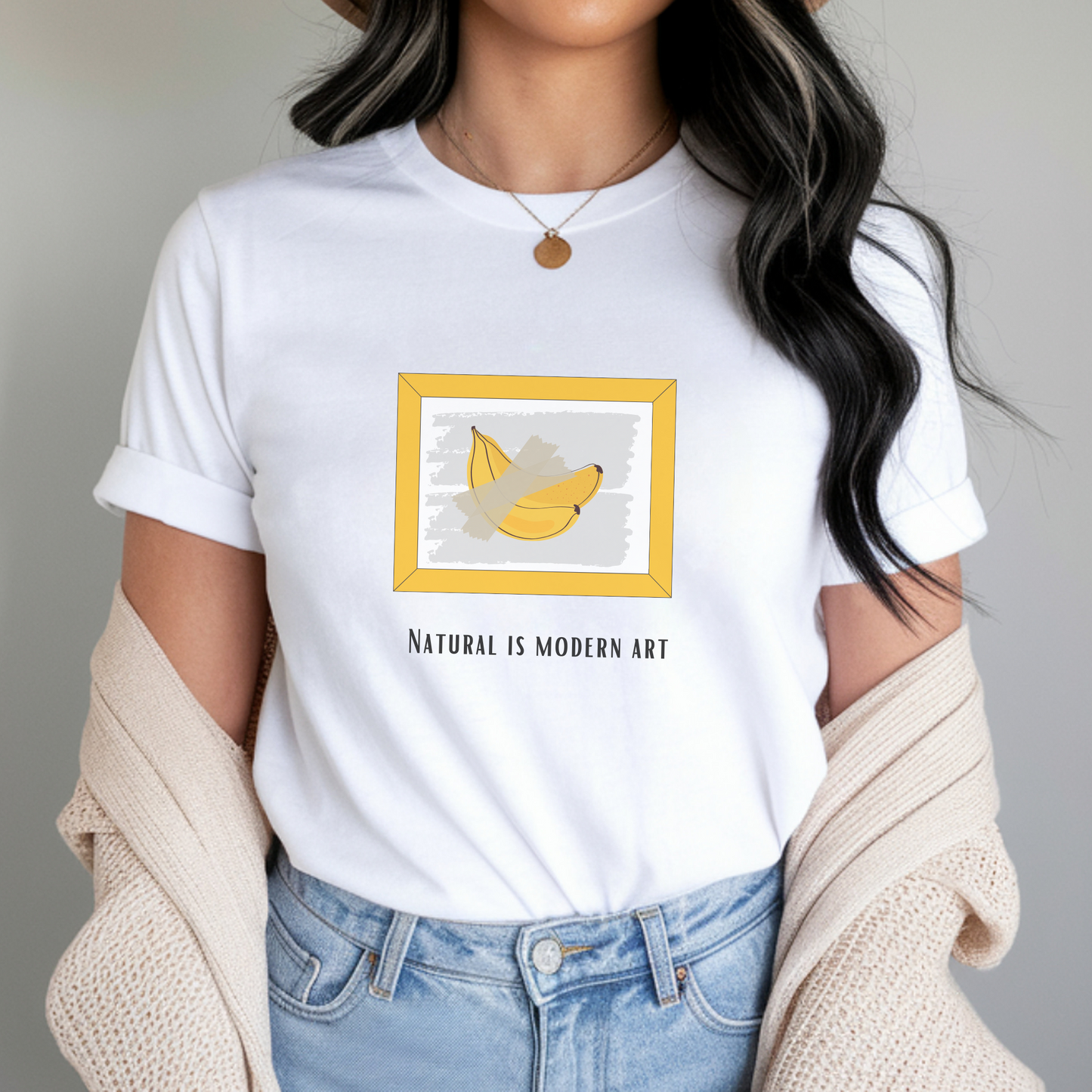 Natural Is Modern Art T-Shirt – Funny & Honest Statement Shirt