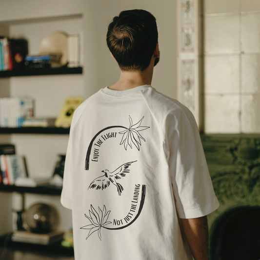 “Enjoy the Flight” Inspirational T-Shirt – Positive Quote Shirt for Personal Growth