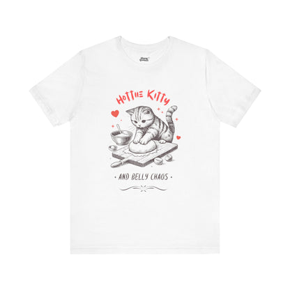 Survive Chaos with Humor – Hottie Kittie Belly Chaos T-shirt