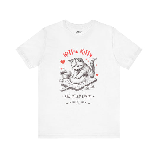 Survive Chaos with Humor – Hottie Kittie Belly Chaos T-shirt