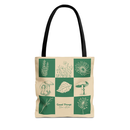 "Good Things Bloom with Time” Tote – For Projects, Plans & Everything In Between