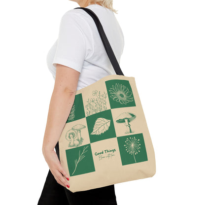 "Good Things Bloom with Time” Tote – For Projects, Plans & Everything In Between