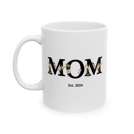 Personalized Mom Est. Mug – Custom Year & Names Gift for Mom