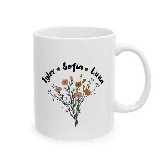 Personalized Mom Est. Mug – Custom Year & Names Gift for Mom