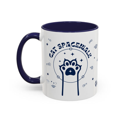 Cosmic Cat Spacewalk Coffee Mug - 11oz & 15oz