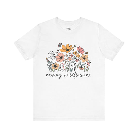 Raising Wildflowers Family Set – Customizable Matching T-Shirts for Mom & Kids