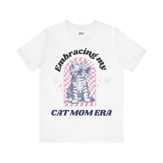 Fully in My Cat Mom Era – Custom Year T-Shirt