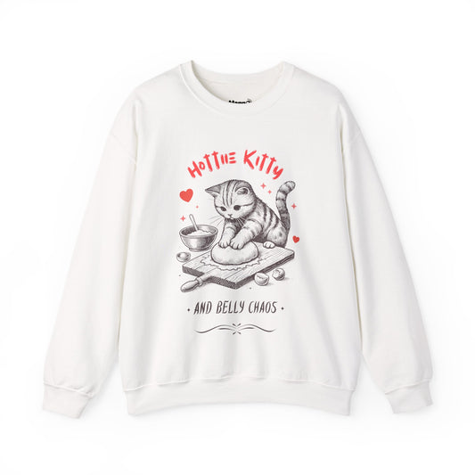 Cute Cat Sweatshirt with a Twist – For Confident, Real People