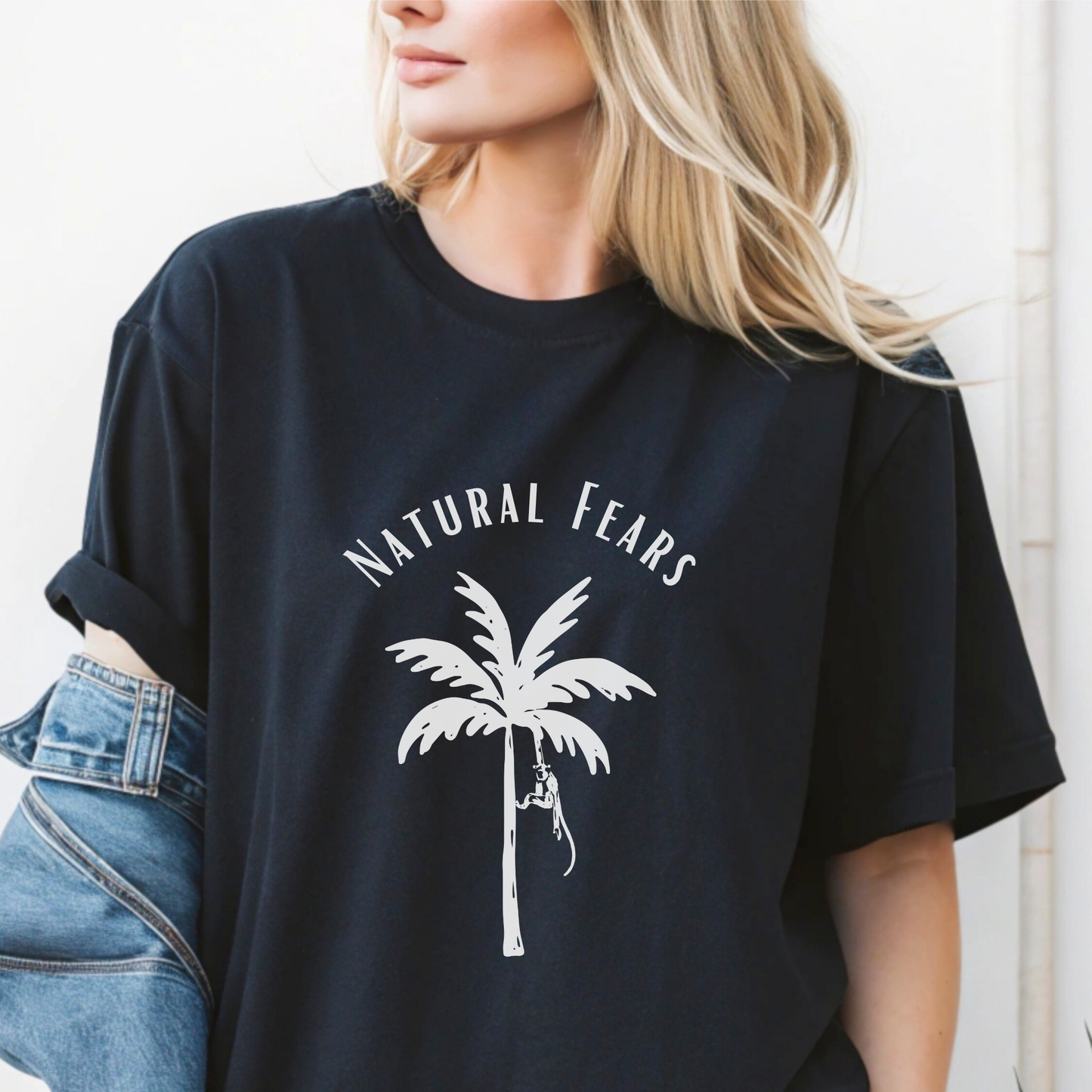 Minimalist “Natural Fears” T-Shirt – Authentic Gift for Anxious Millennials