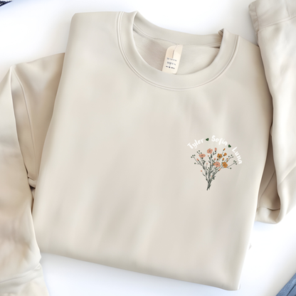 #1 Mom Sporty Sweatshirt – Personalized Sporty Sweatshirt for Mom