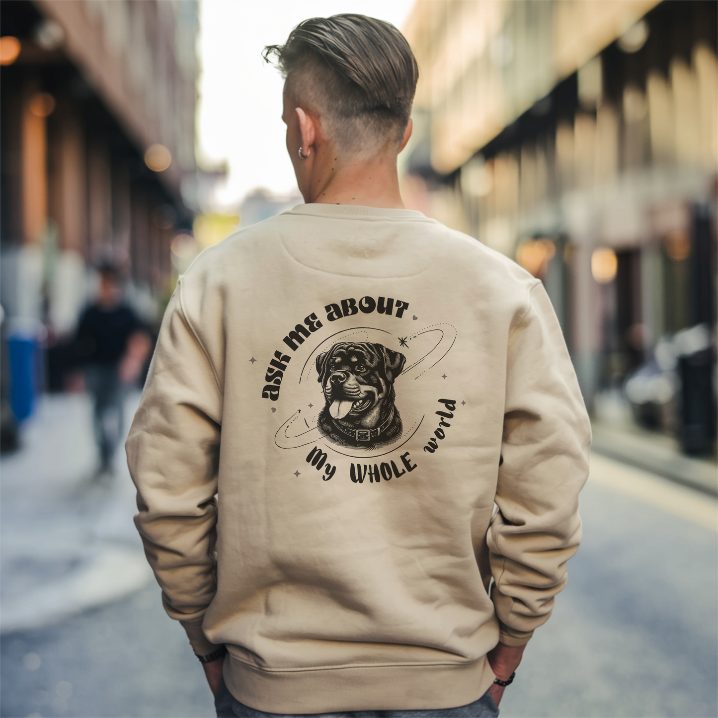 Personalized Sweatshirt for Dog Parents -  With Your Dog’s Name and Breed