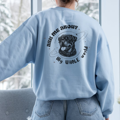 Personalized Sweatshirt for Dog Parents -  With Your Dog’s Name and Breed