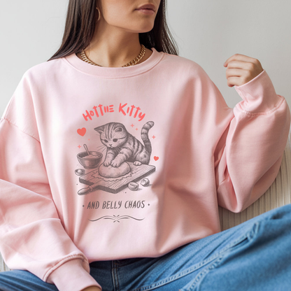 Cute Cat Sweatshirt with a Twist – For Confident, Real People