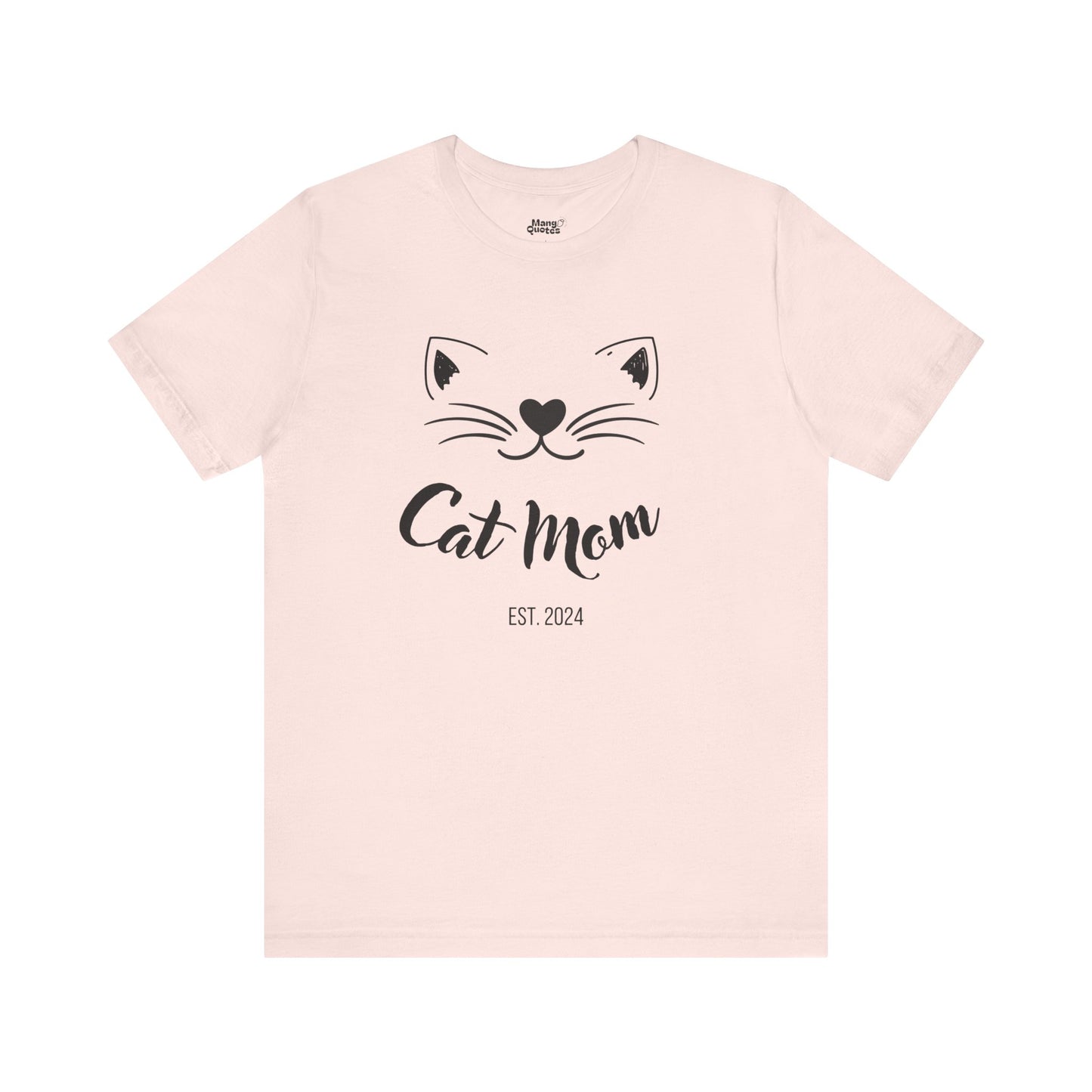 Customizable Cat Mom T-shirt – Gift for Stylish Cat Owners