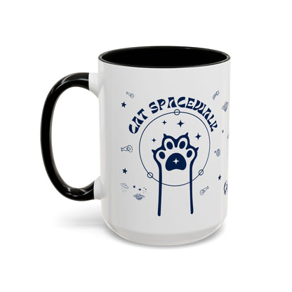 Cosmic Cat Spacewalk Coffee Mug - 11oz & 15oz