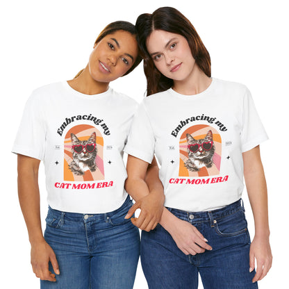 In My Cat Mom Era - Retro Style Personalized T-Shirt