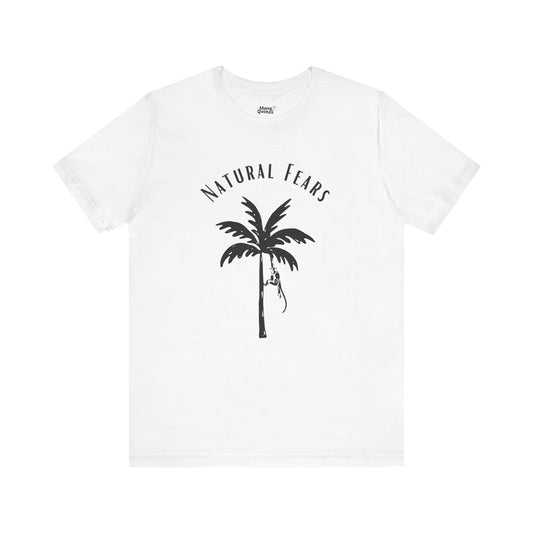 Minimalist “Natural Fears” T-Shirt – Authentic Gift for Anxious Millennials