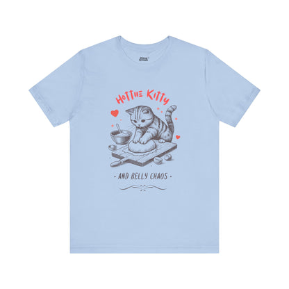 Survive Chaos with Humor – Hottie Kittie Belly Chaos T-shirt